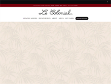 Tablet Screenshot of lecolonialnyc.com